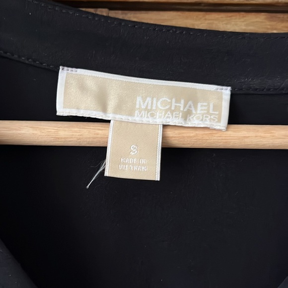 Navy tie-up Michael Kors belted dress - Picture 3 of 5